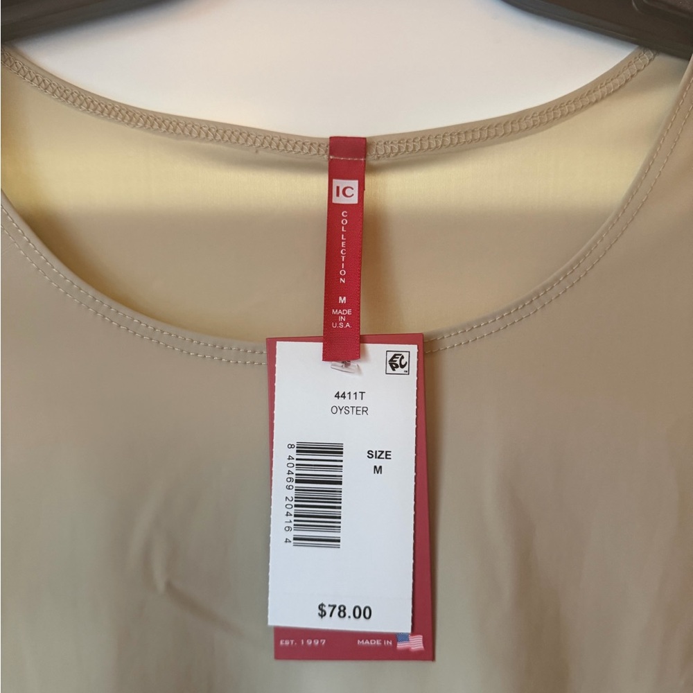 IC COLLECTION Neutral Beige Tank w/Straight-Leg Pants
Top M 10/12
Pants L 10/12 - Picture 2 of 5
